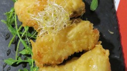 Recepta de cuina de Bombons de bacallà amb mel i llimona